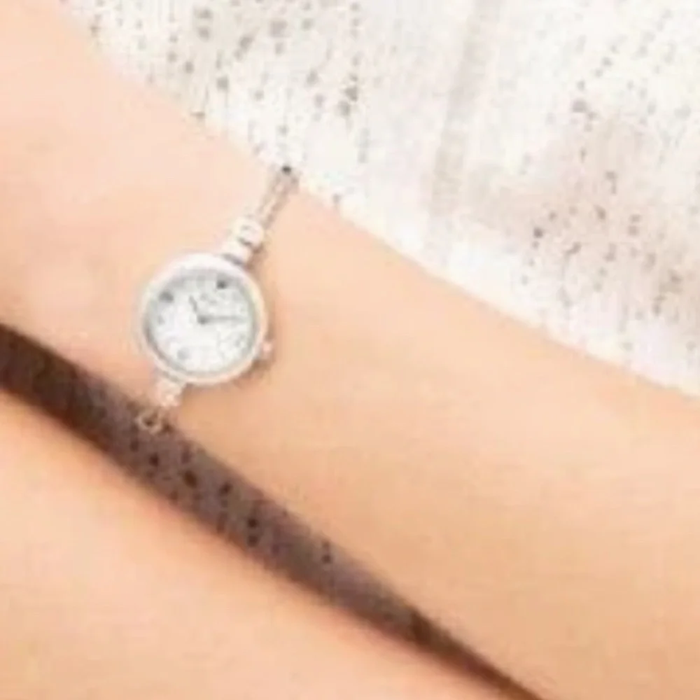 Brighton Roseville Watch.  Silver plated with crystals comes with new battery.